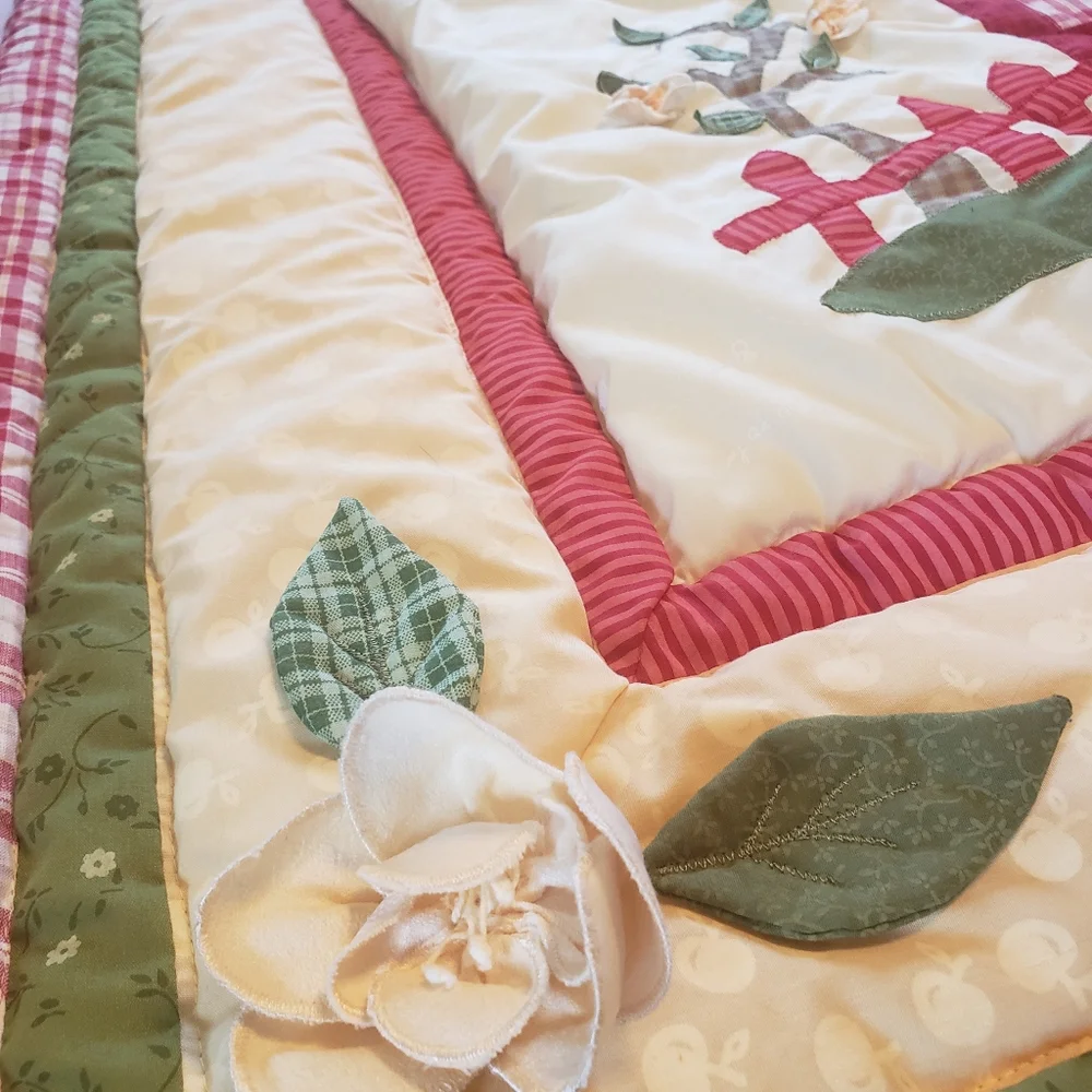 Apple Blossom Photo Crib Blanket Our Family Tree 50